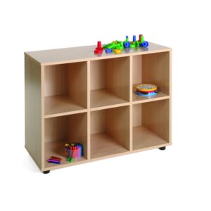Storage furniture, 6 compartments, open