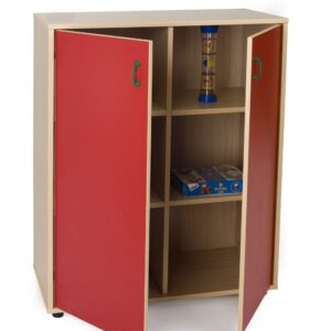 Storage furniture, 6 compartments, 2 doors