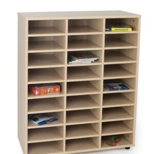 Storage furniture, 27 compartments, open