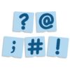 Tactile letter cards with punctuation signs - Image 4