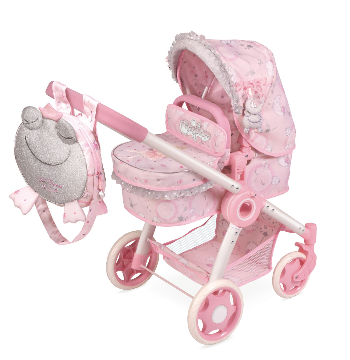 pink 3 in 1 pram