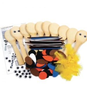 Animal Wooden Spoons Kit