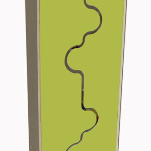 Cupboard 600410 with wave doors