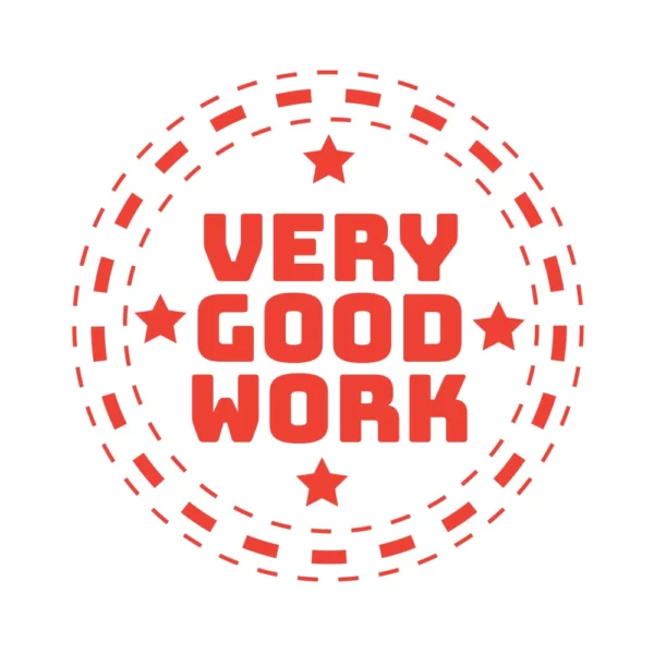 Very good work stamper red