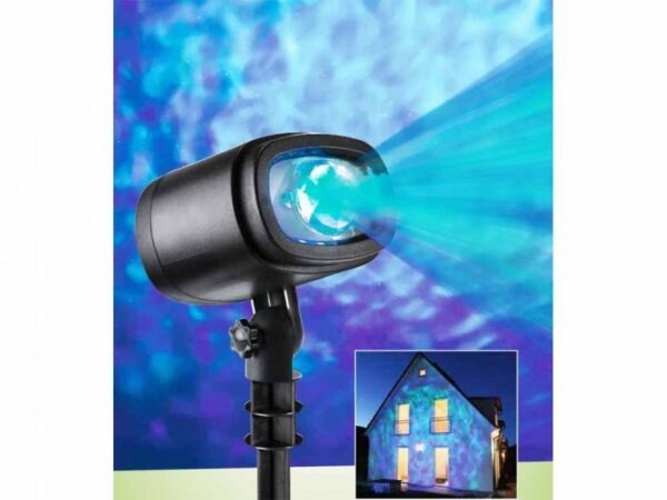 Projector with water waves