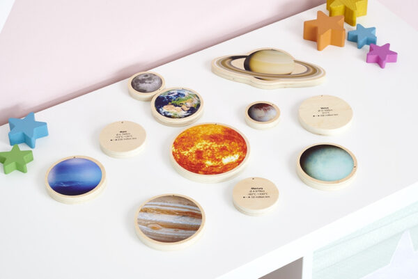 Wooden Solar System Discs Pk. 11 - Image 2
