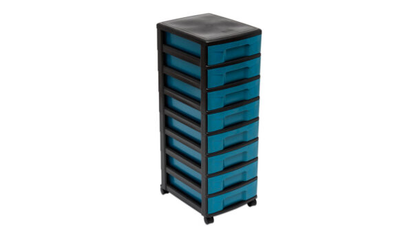 Storage tower / trolley with 8 small drawers - Image 6