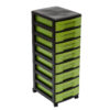 Storage tower / trolley with 8 small drawers - Image 5