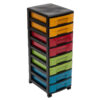 Storage tower / trolley with 8 small drawers - Image 4
