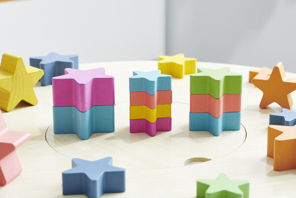 Rainbow Wooden Stars - Pk21 - Image 10