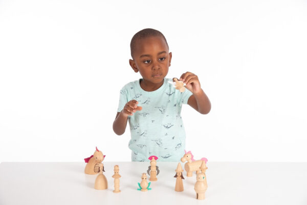 Wooden Enchanted Figures - Pk10 - Image 8