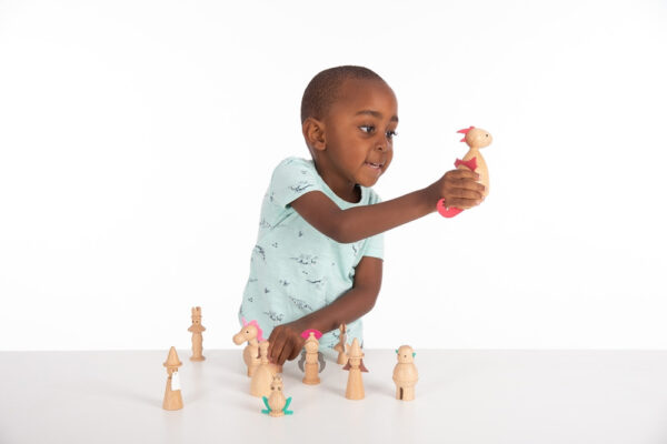Wooden Enchanted Figures - Pk10 - Image 9
