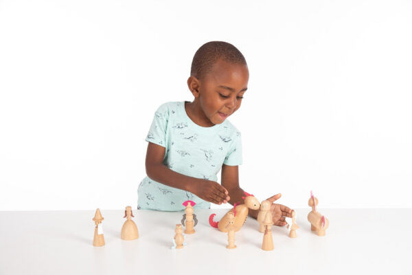 Wooden Enchanted Figures - Pk10 - Image 10