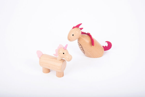 Wooden Enchanted Figures - Pk10 - Image 3
