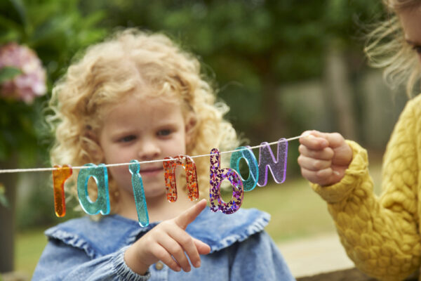 Rainbow Glitter Letters Pk. 26 - Image 2