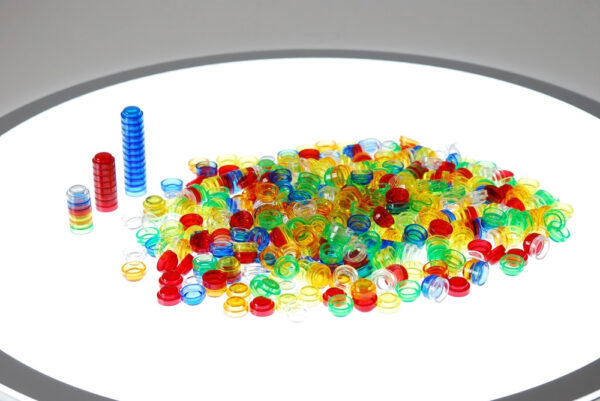 Translucent Stackable Counters Pk. 500 - Image 2