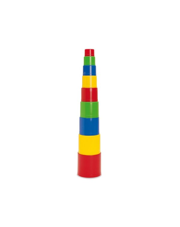 Colourful Nesting Cups in Net (9 pcs)