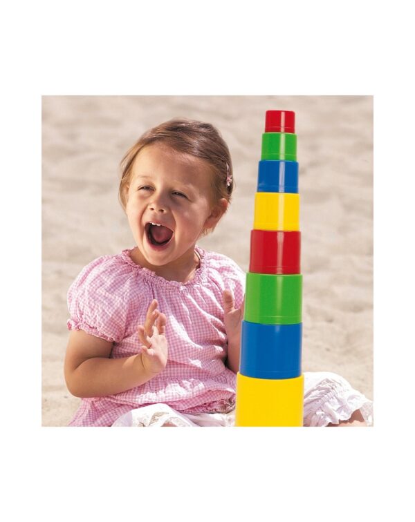 Colourful Nesting Cups in Net (9 pcs) - Image 3