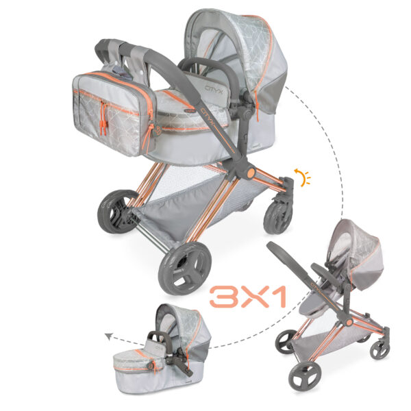 3 x 1 Pram CityX Collection - Image 12