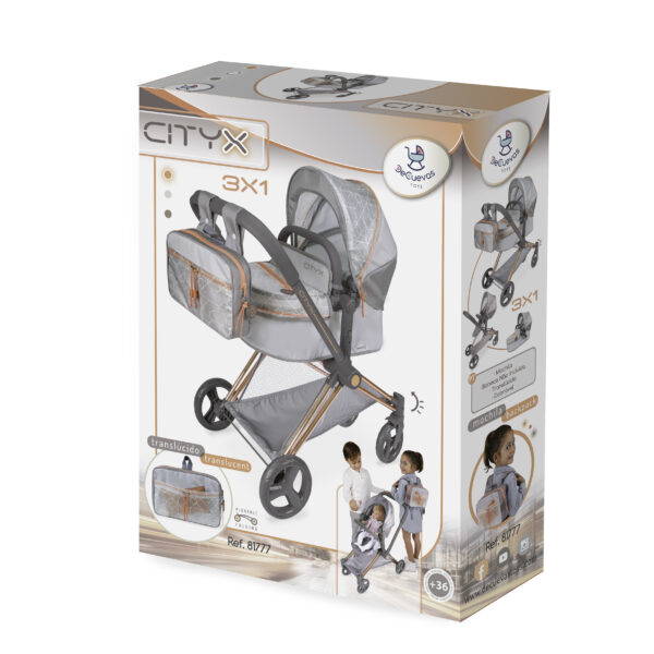 3 x 1 Pram CityX Collection - Image 7