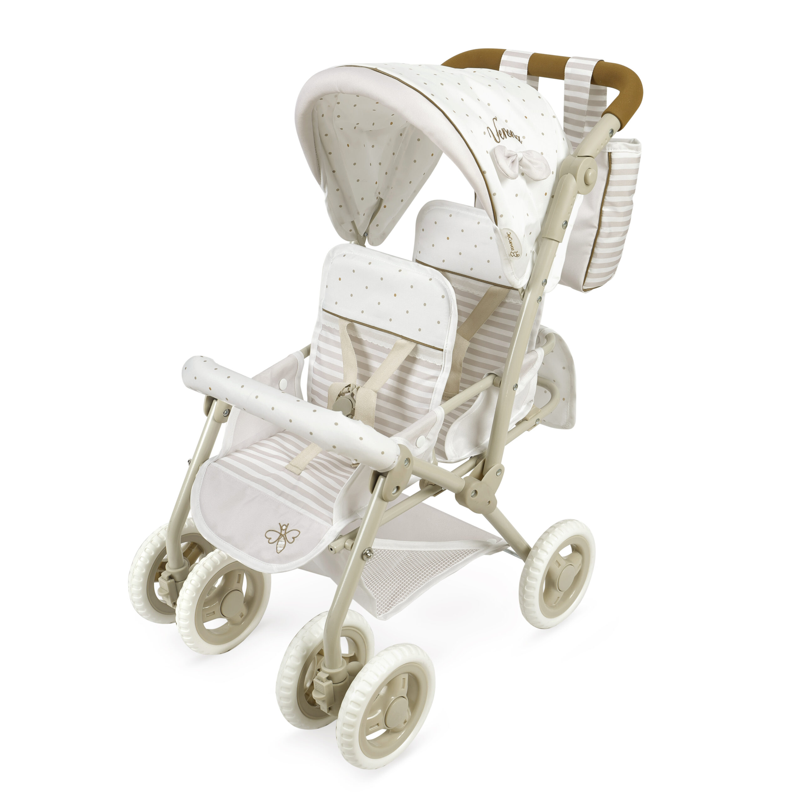 Doll Pushchair Pram Verona Twin Doll Pushchair – Edusell Malta