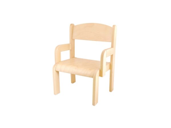 Wooden chair 21 cm seat height