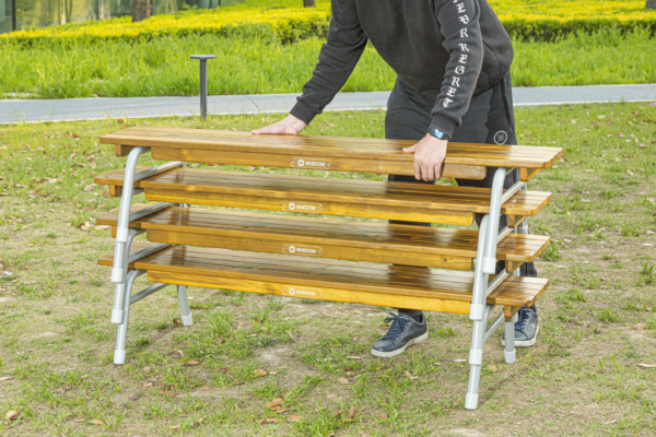 Outdoor Bench 150cm, stackable - Image 4