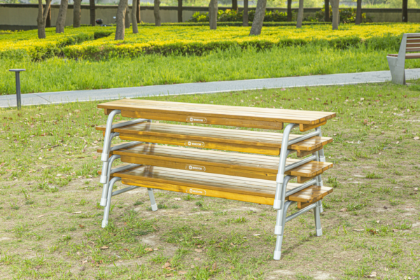 Outdoor Bench 150cm, stackable - Image 5