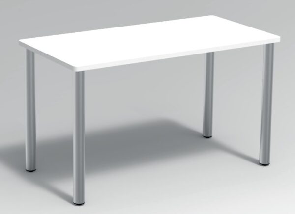Rectangular table with metal legs Vasta