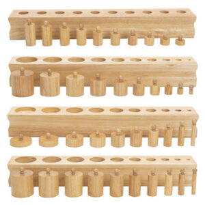4 Blocks with cylinders