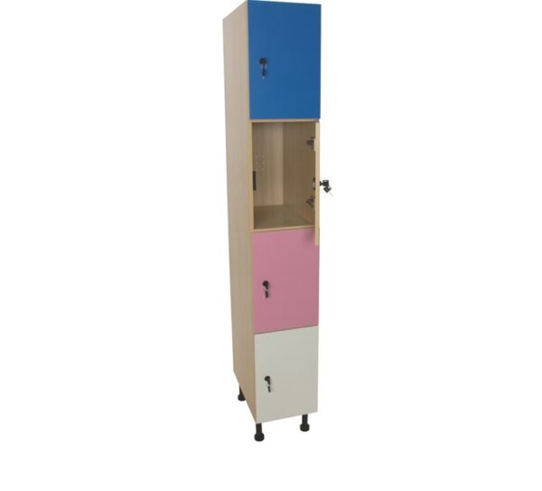 Four door locker, width 30 cm