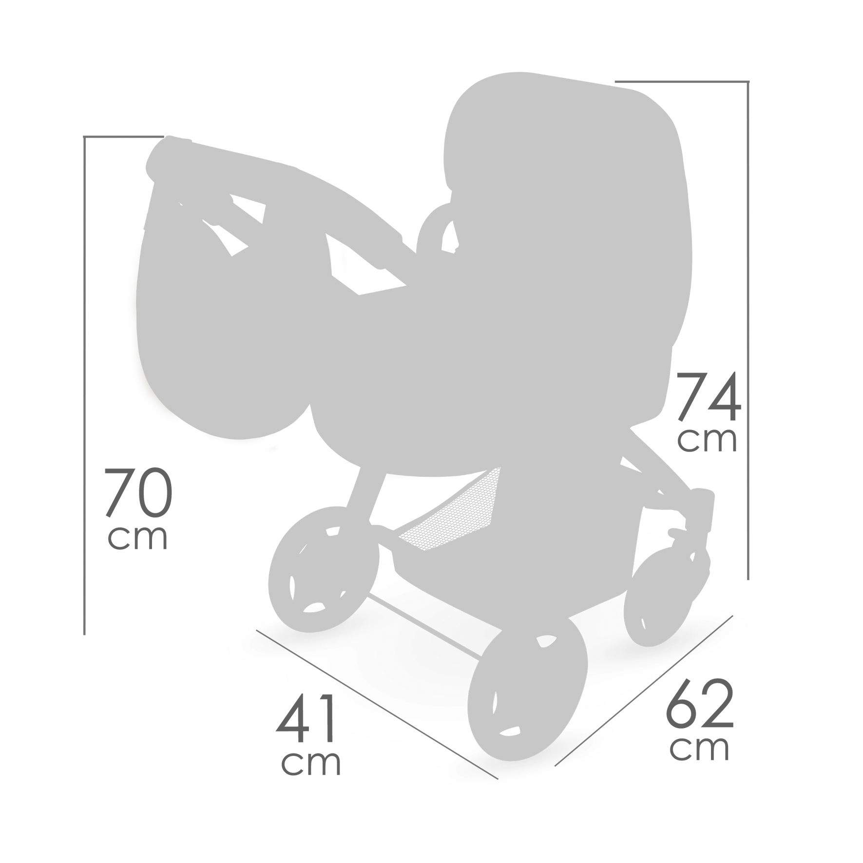 Doll's pram 3 in 1 Tulip - Image 5