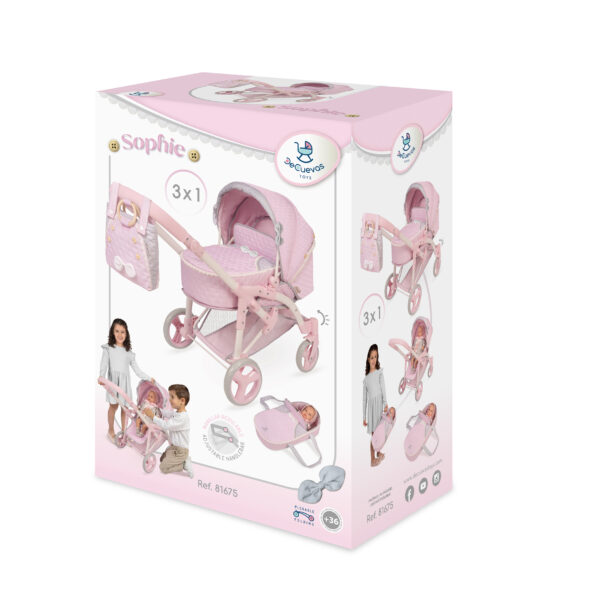Doll's pram 3 in 1 with pram SOPHIE - Image 11