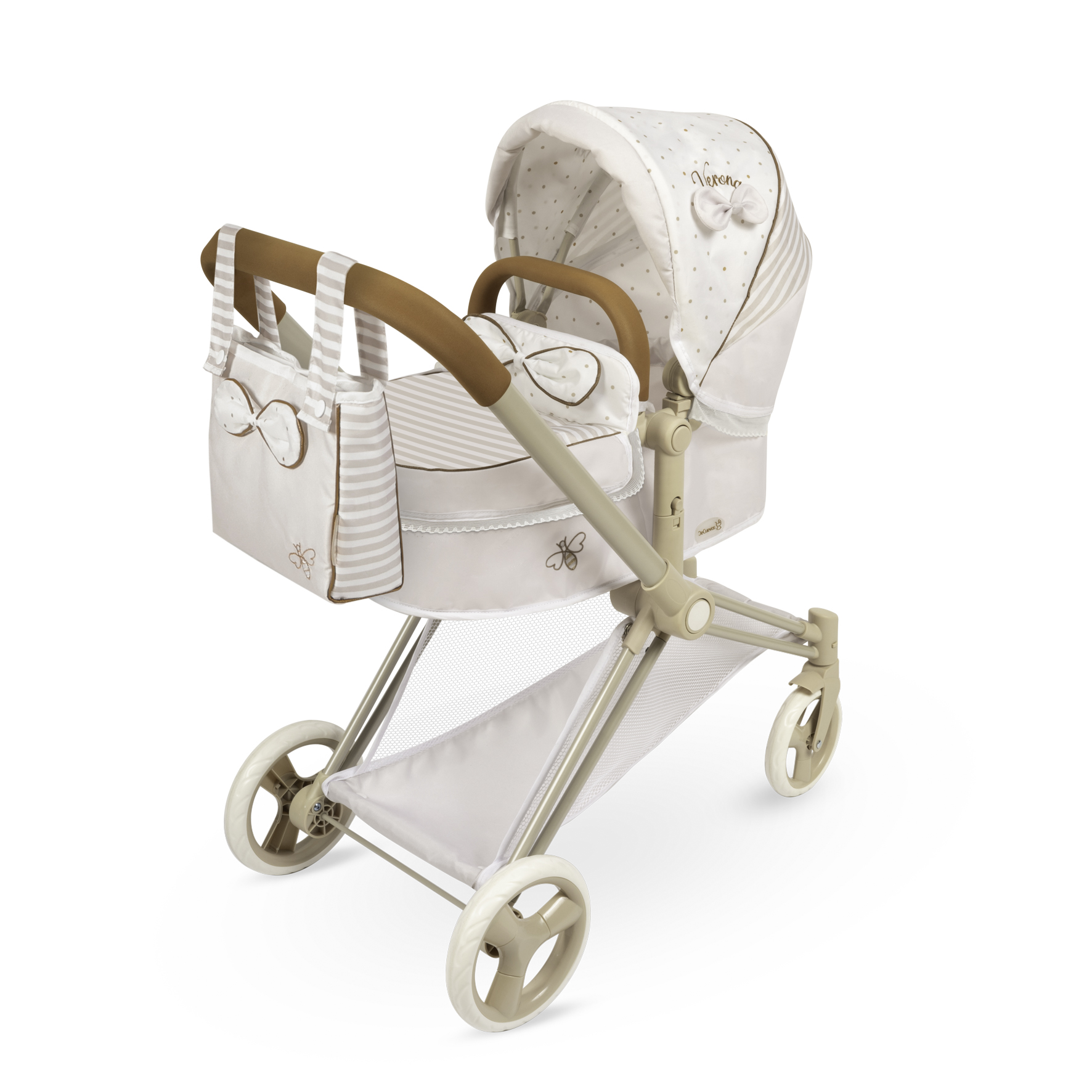 De Cuevas Verona 3-in-1 Folding Doll Pram - Image 2