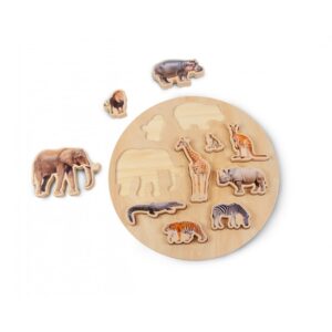 Wooden Wild Animal Puzzle