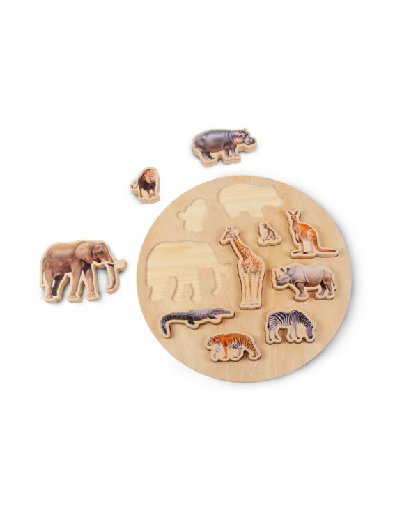 Wooden Wild Animal Puzzle