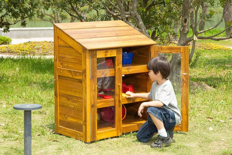 Outdoor Cabinet with transparent doors