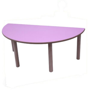 Semi - Round Table 120 x 60 cm