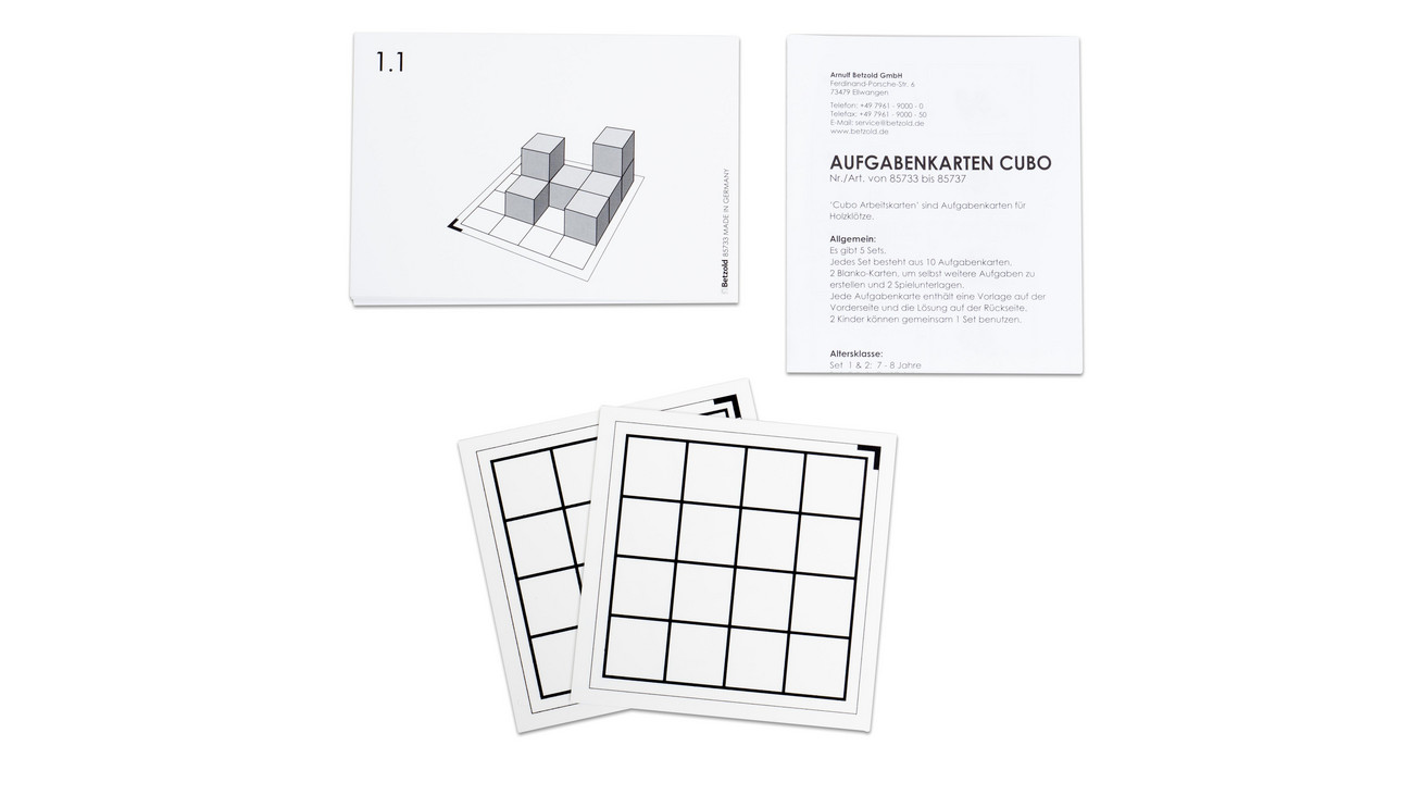 Betzold Cubo Cards
