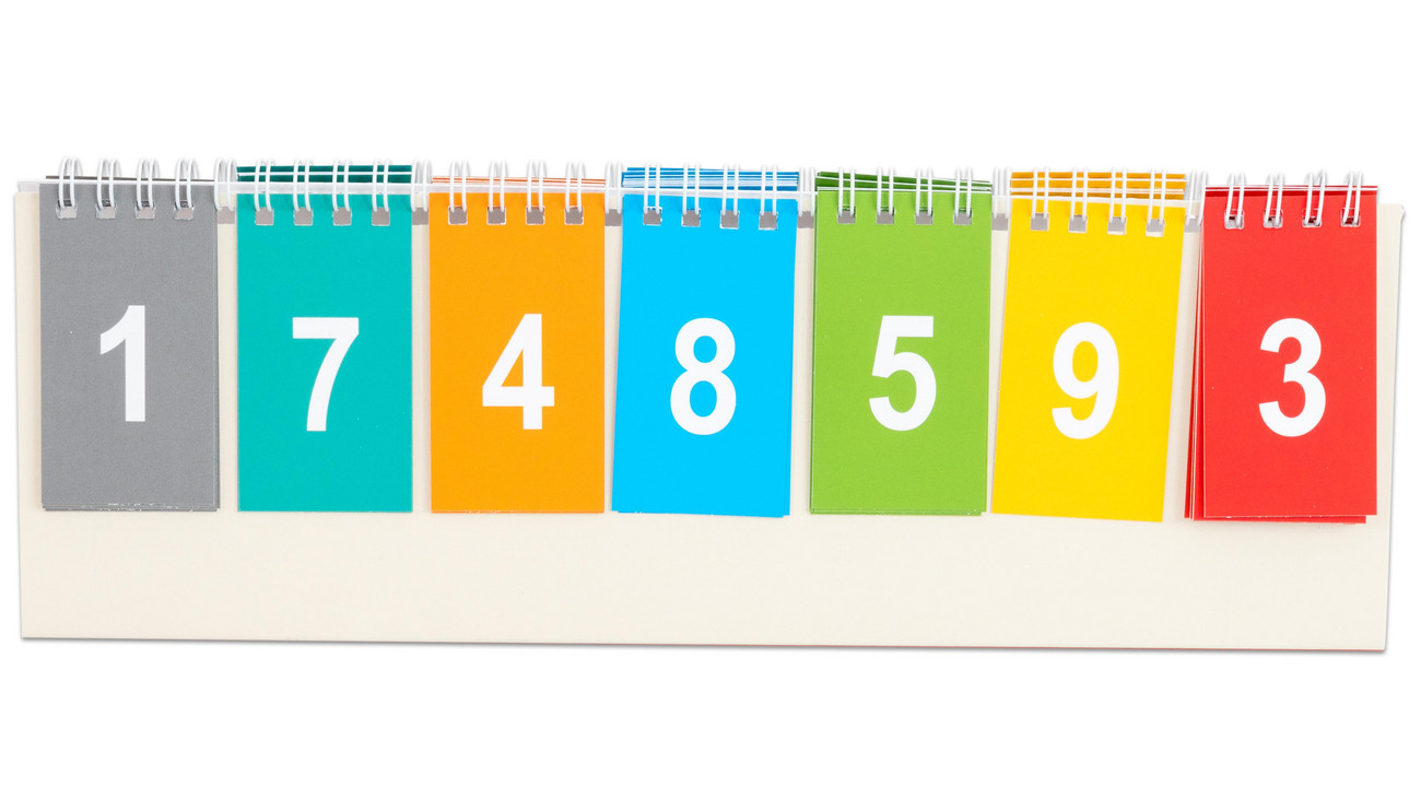 Betzold Decimal Flip Chart Millions for Students