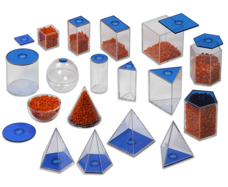 Betzold Filling Geometric Solids, 17 Pieces