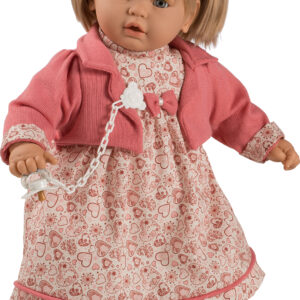 Bella – Large Baby Girl Doll with Heart Dress