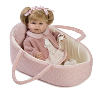 Penny – Baby Girl Doll with Carrycot