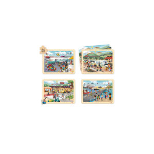 Puzzle Set - Means of Transport & Communication
